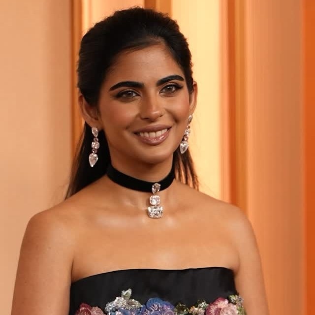 Isha Ambani channels archival couture in vintage Valentino at the 2026 Oscars