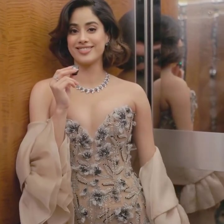 Janhvi Kapoor attends watches and wonders Geneva with Baume & Mercier, serving moody glamour and timeless elegance