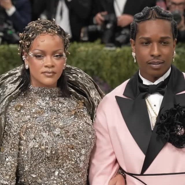 Rihanna and A$AP Rocky stun at Met Gala 2026 in custom Margiela and Chanel