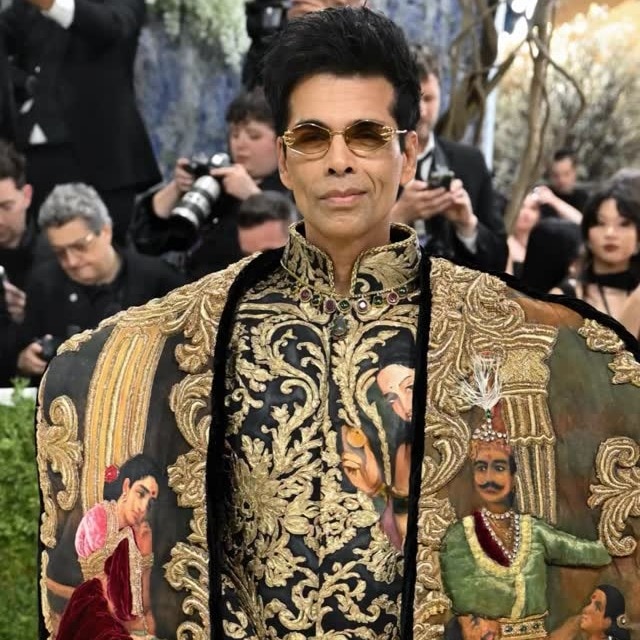 Karan Johar stuns at Met Gala 2026 in Manish Malhotra Couture