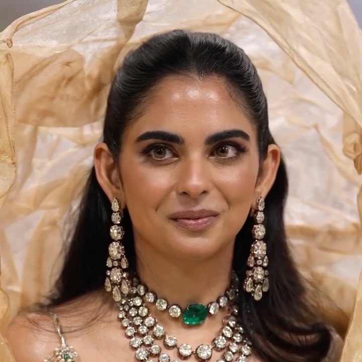Isha Ambani’s Met Gala look blends Indian craft and contemporary art