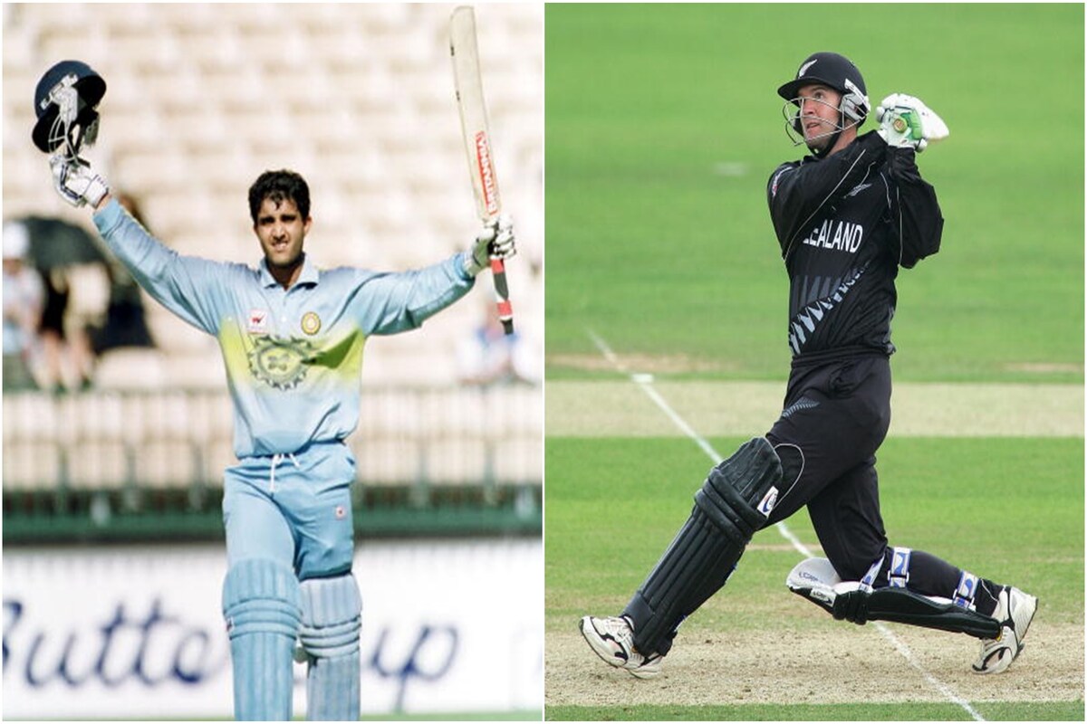 Nathan Astle, Sourav Ganguly Nathan Astle, Sourav Ganguly