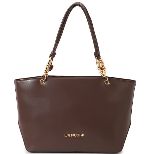 Love Moschino Women Dark Brown Jewel Large Tote Bag (The Collective), ₹39,500