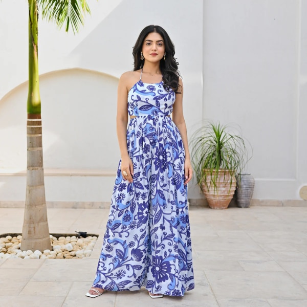 Ordinaree Bluebell Flora Jumpsuit, ₹3,816