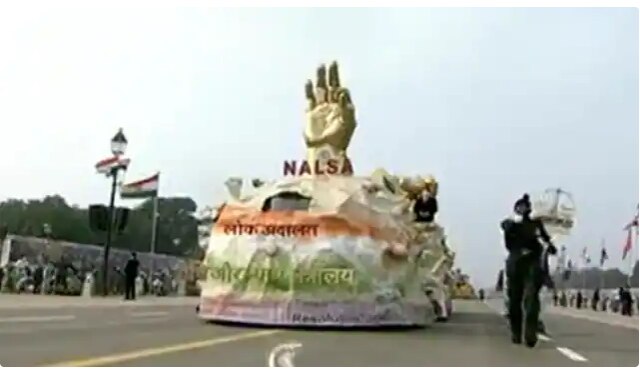 राजपथ पर पहली बार दिखी लोक अदालत की झांकी