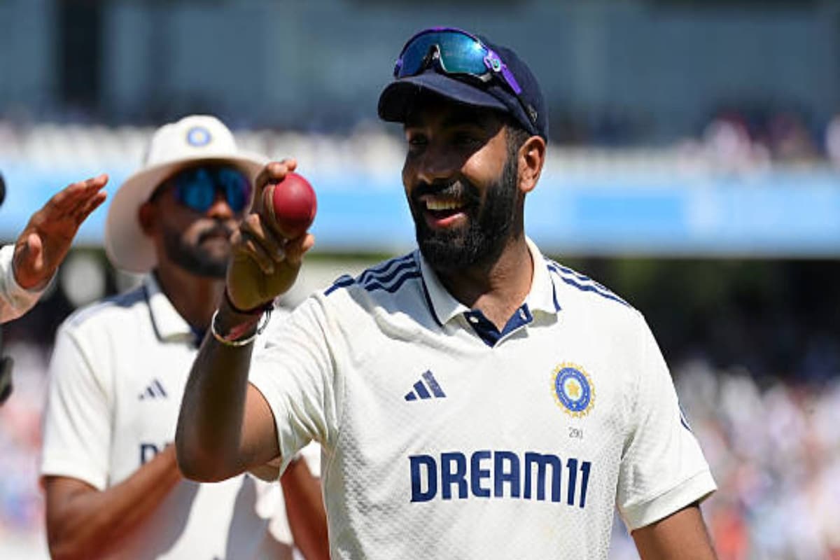 Jasprit Bumrah in this frame Jasprit Bumrah in this frame