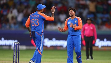 Kuldeep Yadav and Suryakumar Yadav in this frame Kuldeep Yadav and Suryakumar Yadav in this frame