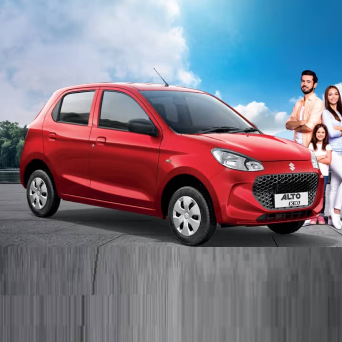 এই গাড়িটি এখন শুধুমাত্র ১.০-লিটার পেট্রোল ইঞ্জিনের সঙ্গে Alto K10 হিসেবে বিক্রির জন্য উপলব্ধ, যার দাম শুরু হচ্ছে ৩.৭০ লক্ষ থেকে।