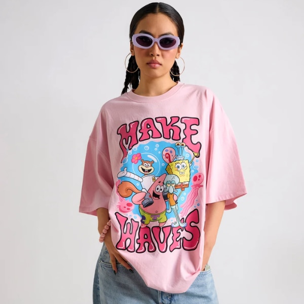 The Clothing Factory Spongebob: Make Waves Oversized T-shirt, ₹1,290