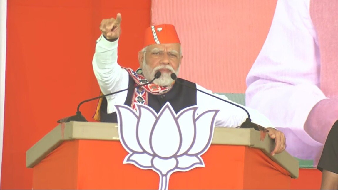 PM Modi ने महबूबाबाद की रैली से केसीआर पर साधा निशाना, वर्तमान सरकार को उखाड़ फेंकेगी जनता