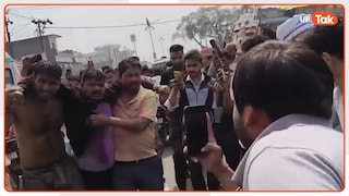 नशे में धुत दरोगा योगेश शर्मा ने सड़क पर कार दौड़ाकर मार दी कई लोगों को टक्कर, मच गया बवाल police drunk driving causes chaos on road in shahjahanpur