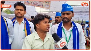 चंद्रशेखर आजाद की रैली में हजारों लट्ठ लेकर पहुंचे उनके समर्थक, करणी सेना की धमकी को लेकर मचा बवाल Kashiram Jayanti rally and Karni Sena conflict in Barabanki