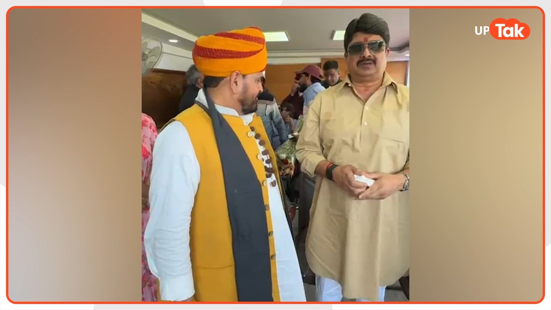 बृजभूषण शरण सिंह और राजा भैया एक साथ, दिल्ली रेस कोर्स का ये वीडियो वायरल