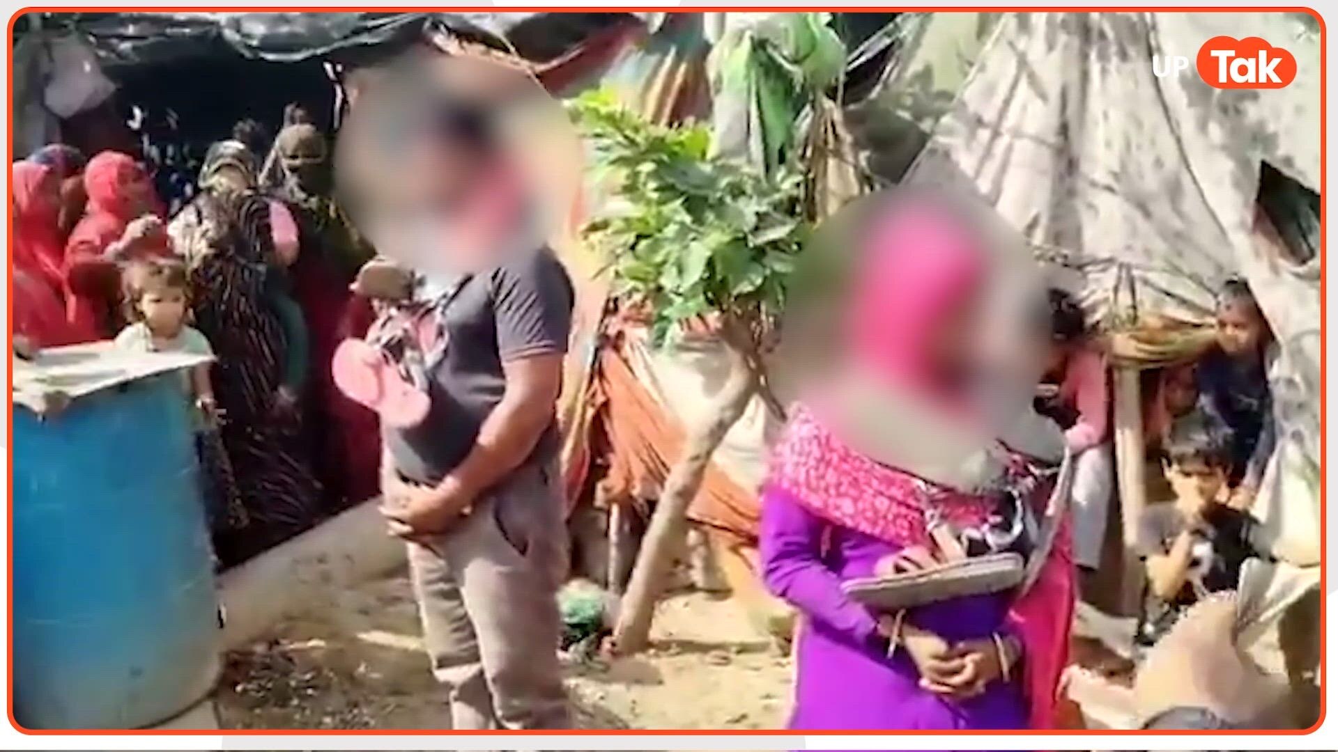 हाथरस में धर्म परिवर्तन के शक में पार हुई क्रूरता की हदें! युवक और उसकी पत्नी को जूतों की माला पहनाकर गांव में घुमाया