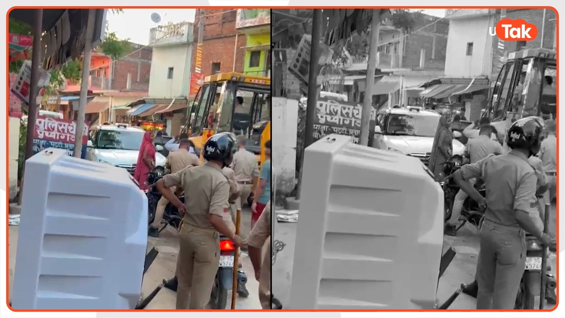 प्रतापगढ़ में पुलिस चौकी के पास दबंगई... जेसीबी से ढहाया मकान-दुकान, पीड़ित परिवार को पीटकर लूटे ₹300000 