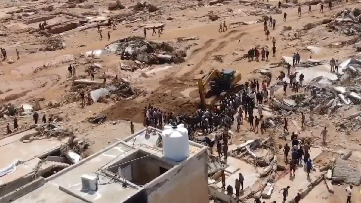 दो प्रधानमंत्री वाले देश लीबिया में डेनियल तूफान ने मचाई तबाही दो प्रधानमंत्री वाले देश लीबिया में डेनियल तूफान ने मचाई तबाही