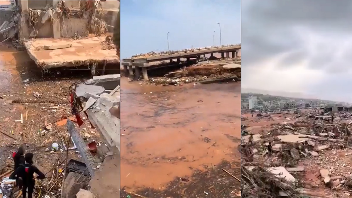 दो प्रधानमंत्री वाले देश लीबिया में डेनियल तूफान ने मचाई तबाही दो प्रधानमंत्री वाले देश लीबिया में डेनियल तूफान ने मचाई तबाही