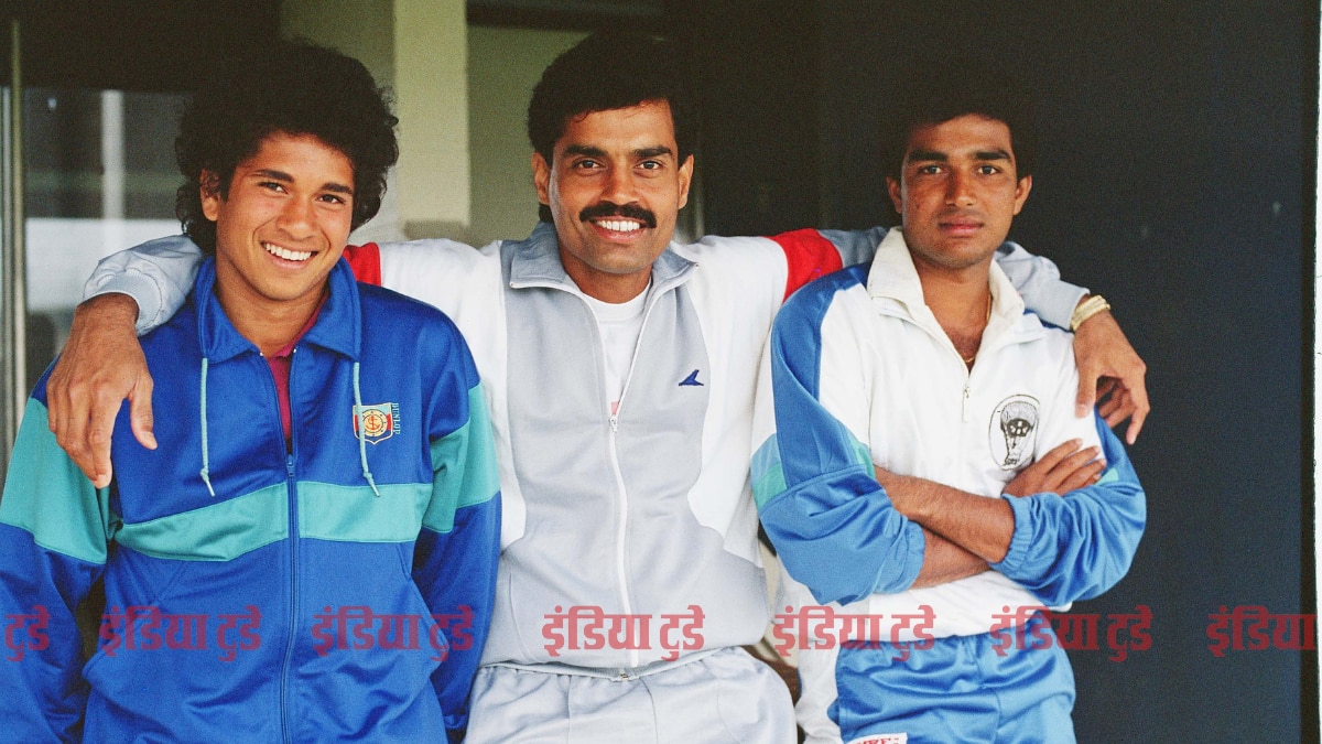 सचिन तेंदुलकर, दिलीप वेंगसरकर और संजय मांजरेकर