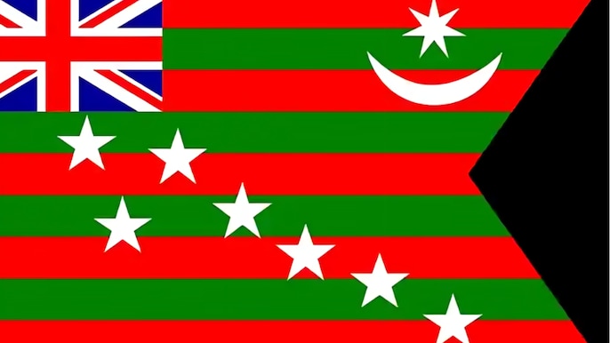 होमरूल लीग आंदोलन के दौरान राष्ट्रीय ध्वज, 1917 होमरूल लीग आंदोलन के दौरान राष्ट्रीय ध्वज, 1917