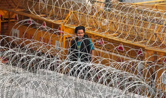 किसानों को रोकने के लिए प्रशासन की तैयारी किसानों को रोकने के लिए प्रशासन की तैयारी