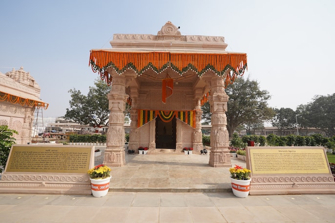 राम मंदिर परिसर में महर्षि अगस्त्य मंदिर राम मंदिर परिसर में महर्षि अगस्त्य मंदिर