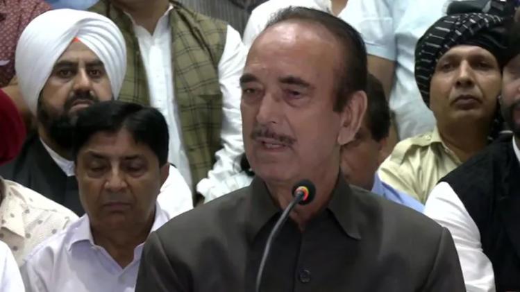 Ghulam Nabi Azad New Party 
