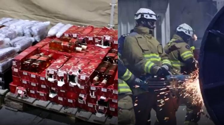 Kuwait Liquor Smuggling കണ്ടെയ്‌നറുകളില്‍ കടത്തിയത് 18,000 കുപ്പി