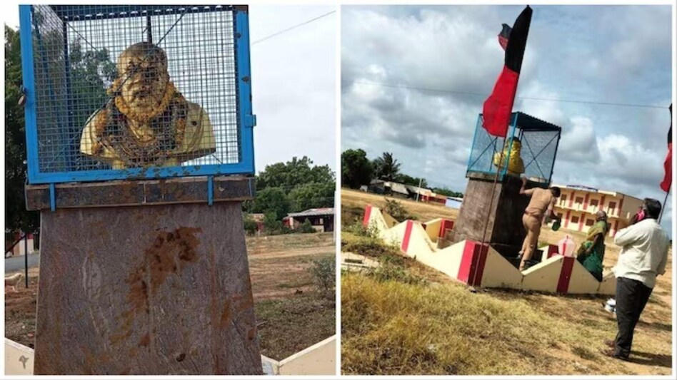 Periyar Bust Attacked