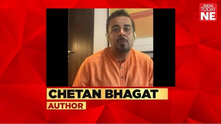 Chetan Bhagat congratulates the India Today group for launching the new digital venture, India Today NE