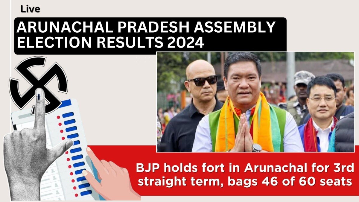 LIVE: BJP holds fort in Arunachal for 3rd straight term, bags 46 of 60 seats