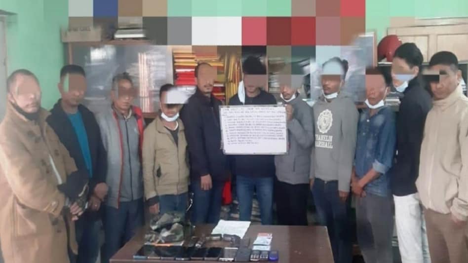 Nagaland police & Assam Rifles bust kidnapping ring; 9 militants arrested