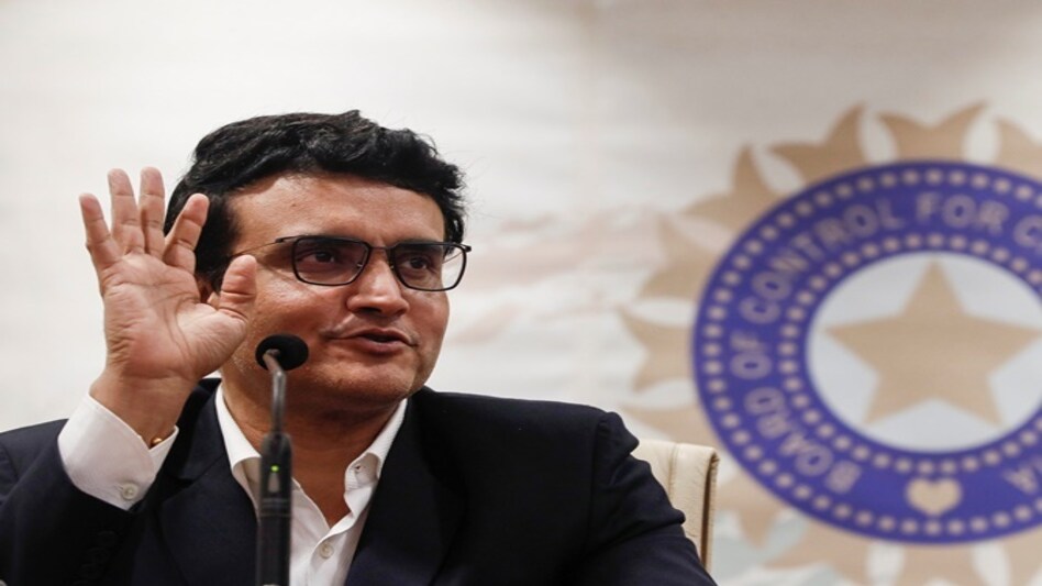 Former Indian cricketer and current BCCI (Board Of Control for Cricket in India) president Sourav Ganguly reacts during a press conference at the BCCI headquarters in Mumbai, India, October 23, 2019. REUTERS/Francis Mascarenhas