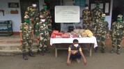 Assam: BSF apprehends 2 smugglers, seize Ganja, Phensedyl on Indo-Bangladesh border Assam: BSF apprehends 2 smugglers, seize Ganja, Phensedyl on Indo-Bangladesh border