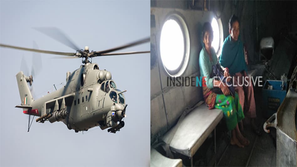 IAF rescues 19 people stuck on Siang island IAF rescues 19 people stuck on Siang island