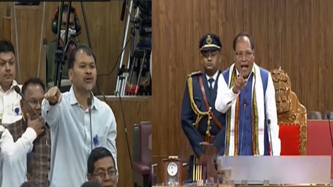 Assam Assembly: Heated conversation between Biswajit Daimari and Akhil Gogoi