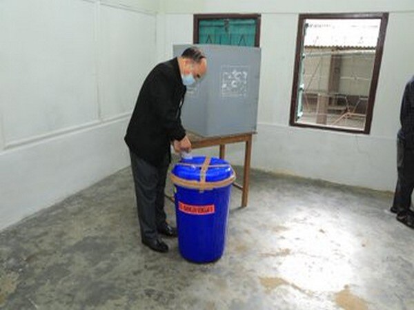 Mizoram chief minister Zoramthanga participates in general election to village councils