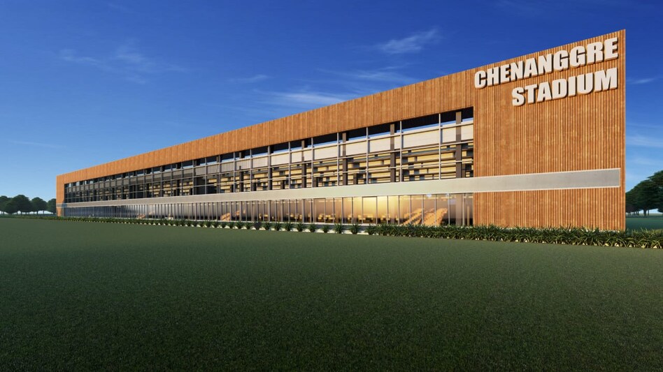 Meghalaya CM lays foundation for Chenanggre Stadium in North Garo Hills Meghalaya CM lays foundation for Chenanggre Stadium in North Garo Hills