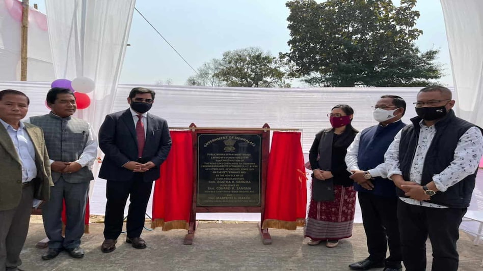 Meghalaya CM lays foundations Meghalaya CM lays foundations