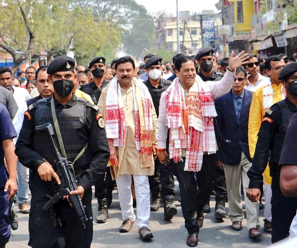 BJP Assam state president Ranjeet Kumar Dass files nomination from Patacharkuchi