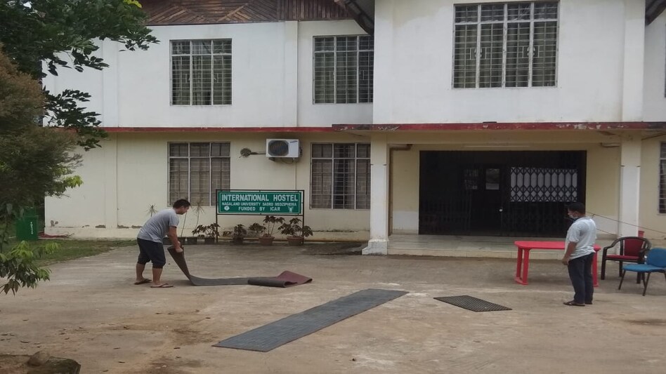 Nagaland: Inmates of quarantine centre extend their helping hand