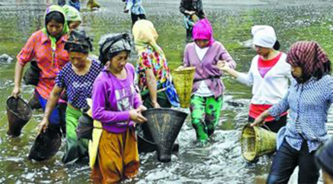 Manipur| Yaithaba Fishing festival celebrated.
