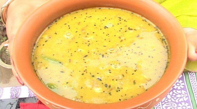 SMALL FISH COOKED WITH KOKUM (THEKERA TENGARE XORU MASOR ANJA) small