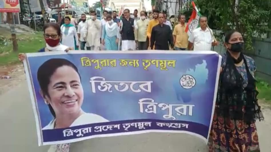 TMC launches mass outreach programme before Tripura municipal polls TMC launches mass outreach programme before Tripura municipal polls