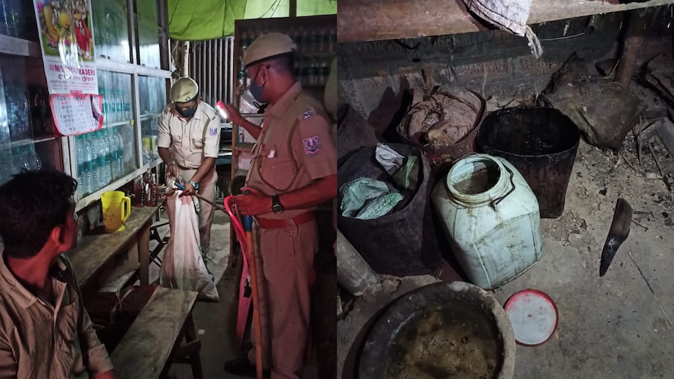 Assam: Excise Dept seizes illicit liquor, fermented wash in Silchar