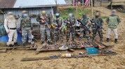 Manipur: Assam rifles bust illegal arms workshop in Ukhrul Manipur: Assam rifles bust illegal arms workshop in Ukhrul