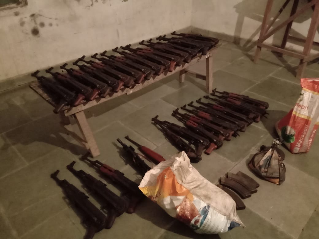 BSF seize huge cache of arms and ammunition in Mizoram bsf seize huge