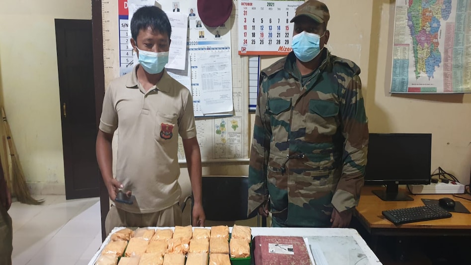 Heroin worth Rs 94 lakh seized in Mizoram Heroin worth Rs 94 lakh seized in Mizoram