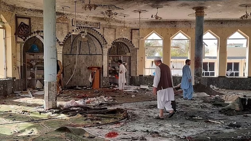 100 killed in suicide blast at a Afghanistan mosque