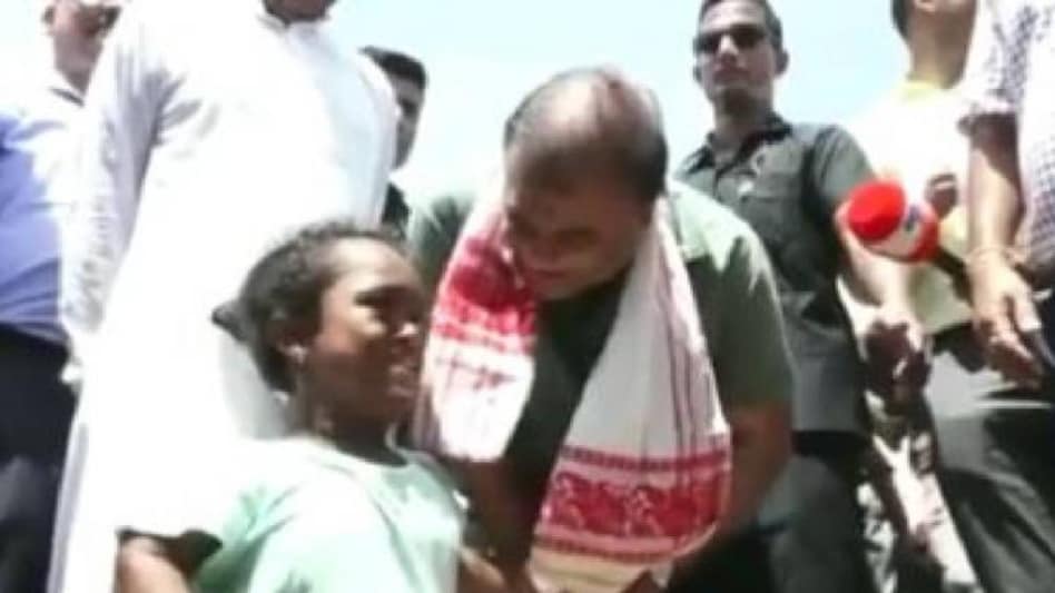 Assam CM Himanta Biswa Sarma assures help to specially-abled girl in Hojai Assam CM Himanta Biswa Sarma assures help to specially-abled girl in Hojai