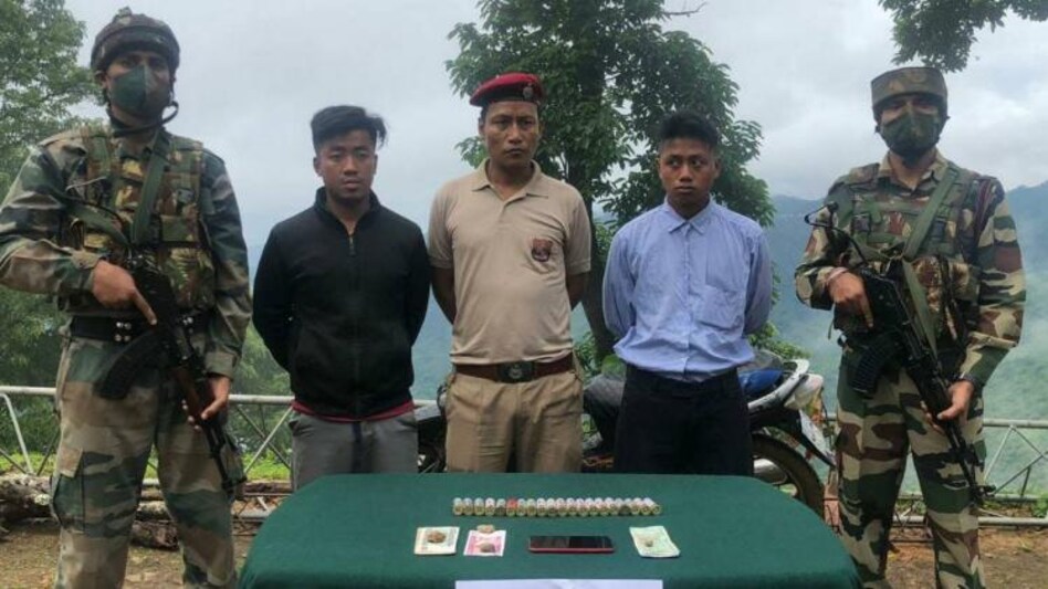 Cadres of Myanmar-based outfit Cadres of Myanmar-based outfit
